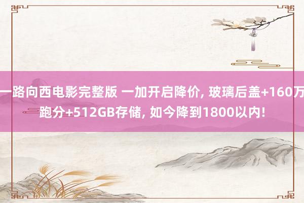 一路向西电影完整版 一加开启降价, 玻璃后盖+160万跑分+512GB存储, 如今降到1800以内!