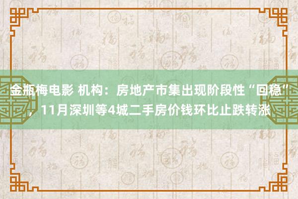 金瓶梅电影 机构：房地产市集出现阶段性“回稳”，11月深圳等4城二手房价钱环比止跌转涨