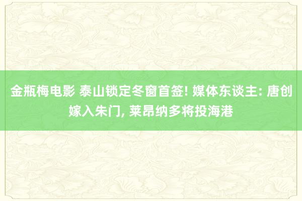 金瓶梅电影 泰山锁定冬窗首签! 媒体东谈主: 唐创嫁入朱门, 莱昂纳多将投海港