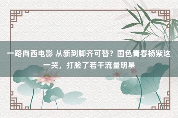 一路向西电影 从新到脚齐可替？国色青春杨紫这一哭，打脸了若干流量明星