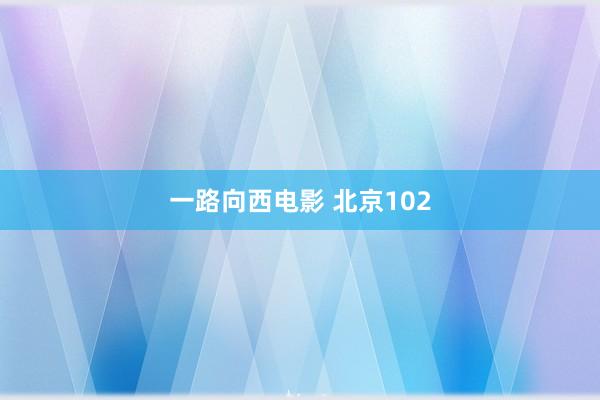 一路向西电影 北京102