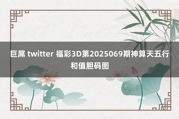 巨屌 twitter 福彩3D第2025069期神算天五行和值胆码图