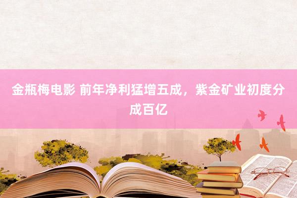 金瓶梅电影 前年净利猛增五成，紫金矿业初度分成百亿
