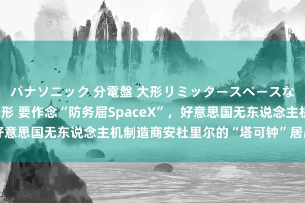 パナソニック 分電盤 大形リミッタースペースなし 露出・半埋込両用形 要作念“防务届SpaceX”，好意思国无东说念主机制造商安杜里尔的“塔可钟”居品之说念