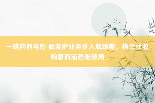 一路向西电影 微波炉业务步入瓶颈期，格兰仕收购惠而浦恐难破局