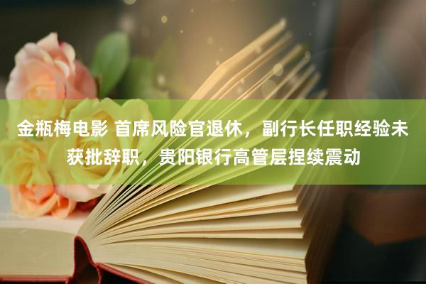 金瓶梅电影 首席风险官退休，副行长任职经验未获批辞职，贵阳银行高管层捏续震动
