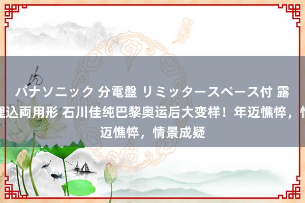 パナソニック 分電盤 リミッタースペース付 露出・半埋込両用形 石川佳纯巴黎奥运后大变样！年迈憔悴，情景成疑