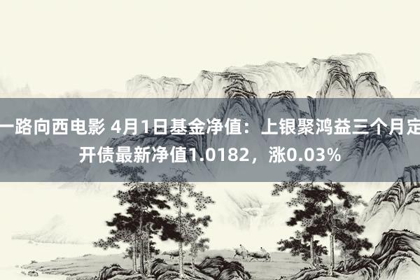 一路向西电影 4月1日基金净值：上银聚鸿益三个月定开债最新净值1.0182，涨0.03%
