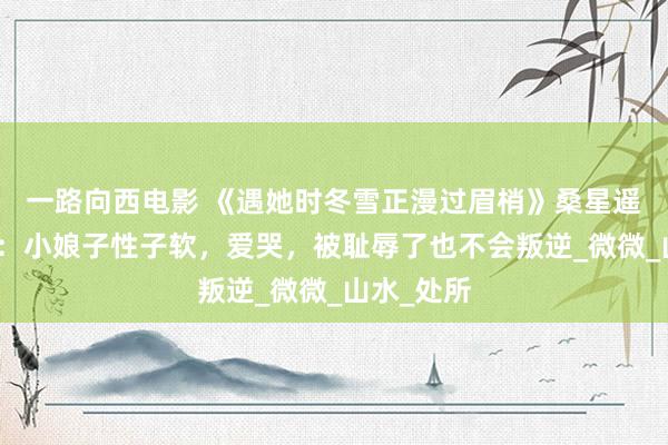 一路向西电影 《遇她时冬雪正漫过眉梢》桑星遥裴祈演义：小娘子性子软，爱哭，被耻辱了也不会叛逆_微微_山水_处所