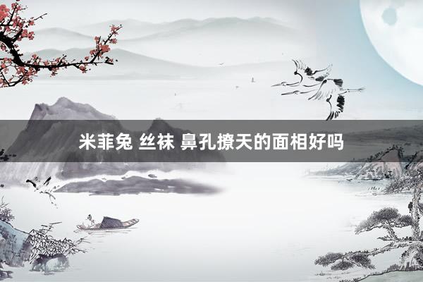 米菲兔 丝袜 鼻孔撩天的面相好吗