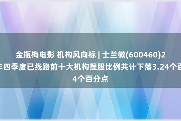 金瓶梅电影 机构风向标 | 士兰微(600460)2024年四季度已线路前十大机构捏股比例共计下落3.24个百分点