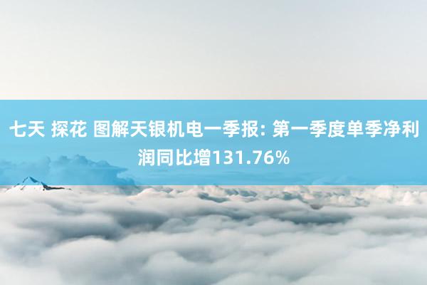 七天 探花 图解天银机电一季报: 第一季度单季净利润同比增131.76%