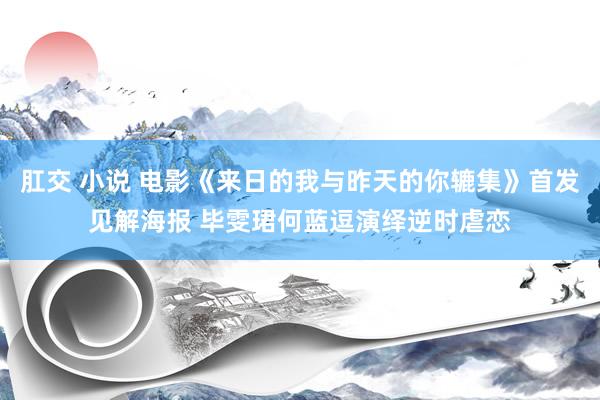 肛交 小说 电影《来日的我与昨天的你辘集》首发见解海报 毕雯珺何蓝逗演绎逆时虐恋